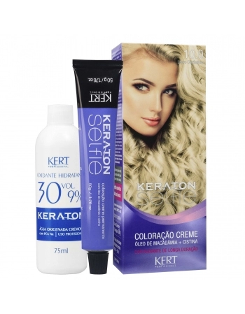 COLORAÇÃO CREME KERATON SELFIE 10.0 LOURO CLARÍSSIMO 4709