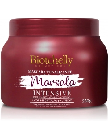 MÁSCARA TONALIZANTE MARSALA BIOTCHELLY 250G