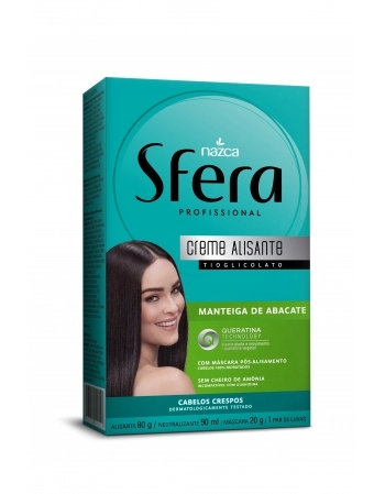 CREME ALISANTE SFERA KIT ABACATE E QUERATINA 80G