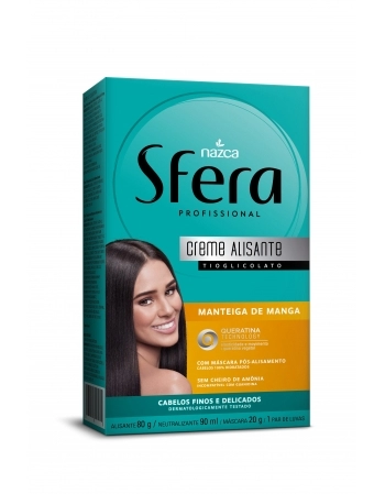 CREME ALISANTE SFERA KIT MANGA E QUERATINA 80G