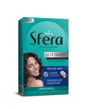 CREME RELAXANTE SOLTA CACHOS KIT PROFISSIONAL SFERA 80G