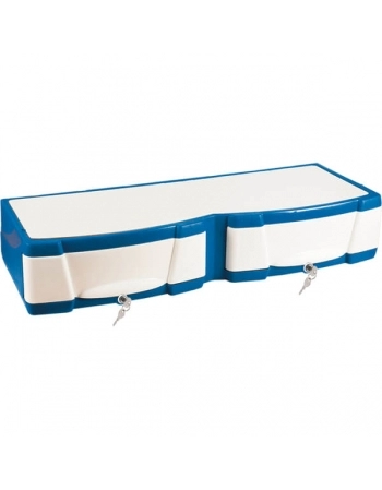 CONSOLE COM CHAVES AZUL/BRANCO DOMPEL 3334-C