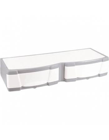 CONSOLE SEM CHAVES CINZA/BRANCO DOMPEL 3332