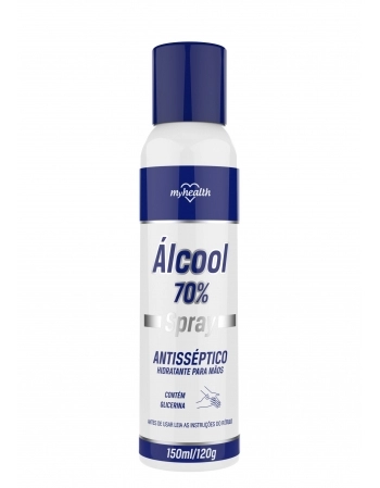 ÁLCOOL SPRAY 70% ANTISSÉPTICO AEROFLEX 150ML