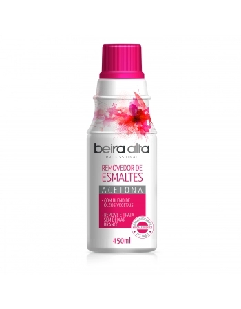 REMOVEDOR DE ESMALTES ACETONA BEIRA ALTA 450ML