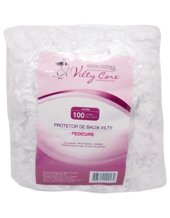 PROTETOR DE BACIA PEDICURE VILTY 68X66CM - 100UN