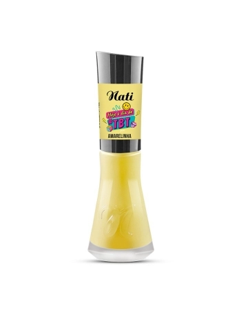 ESMALTE CREMOSO AMARELINHA NATI 5 FREE 8ML 10704