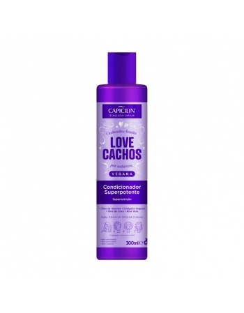 CONDICIONADOR SUPERPOTENTE LOVE CACHOS VEGANO CAPICILIN 300ML