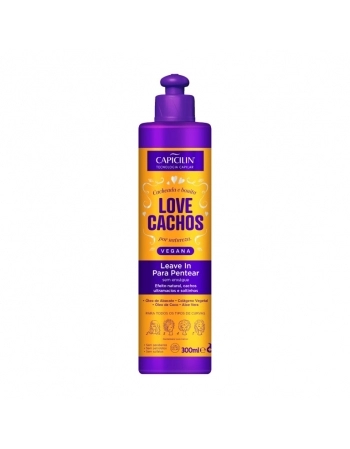 LEAVE IN PARA PENTEAR LOVE CACHOS VEGANO CAPICILIN 300ML