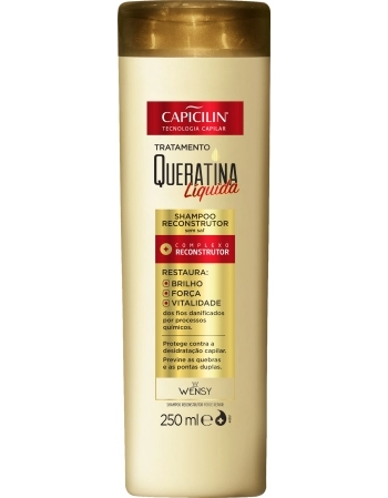 SHAMPOO QUERATINA LÍQUIDA CAPICILIN 250ML