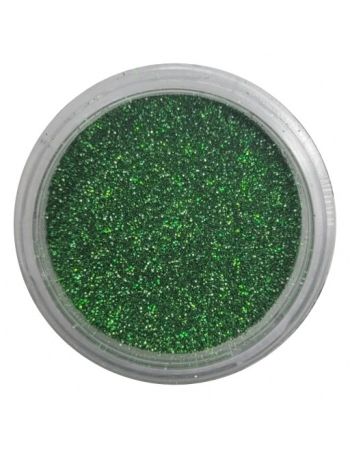 GLITTER FINO PARA UNHAS VERDE ESTILO DA MULHER