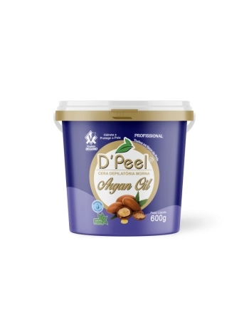 CERA DEPILATÓRIA ARGAN D'PEEL 600G