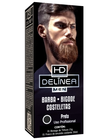 TINTURA MEN PRETO DELINEA 15G 61066