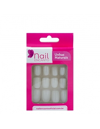 UNHAS NAIL ENCANTO NATURAL ARREDONDADA NE501 - 28UN