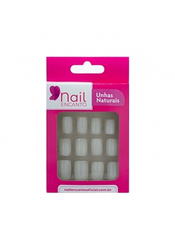 UNHAS NAIL ENCANTO NATURAL QUAD CURTA NE502 - 28UN