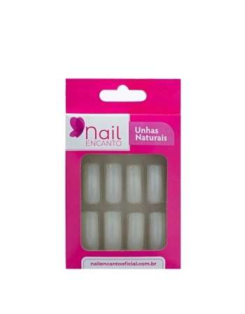 UNHAS NAIL ENCANTO NATURAL QUAD LONGA NE504 - 28UN