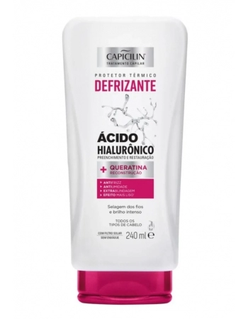 DEFRIZANTE ÁCIDO HIALURÔNICO + QUERATINA CAPICILIN 240ML