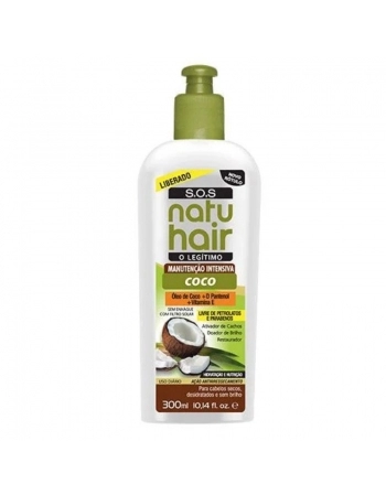 CREME MANUTENÇÃO INTENSIVA SOS COCO NATUHAIR 300ML