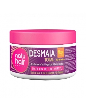 MÁSCARA TRATAMENTO DESMAIA TOTAL NATUHAIR 350G