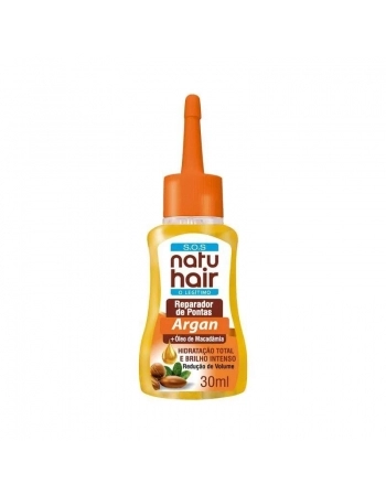 REPARADOR DE PONTAS ÓLEO ARGAN + MACADÂMIA SOS NATUHAIR 30 ML