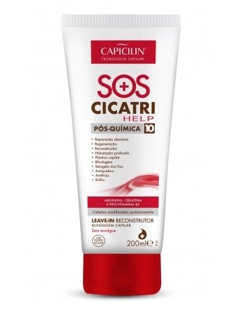 LEAVE IN RECONSTRUTOR SOS CICATRIHELP CAPICILIN 200ML