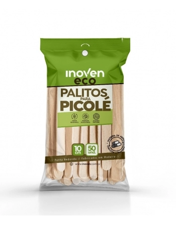 PALITO DE PICOLÉ 10CM INOVEN - 50 UN