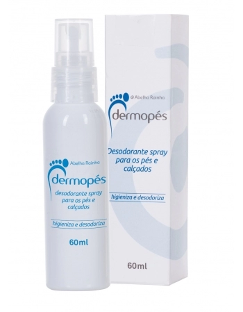 DERMOPES DESODORANTE SPRAY PARA PÉS E CALÇADOS ABELHA RAINHA 60ML