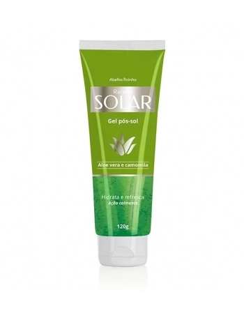 RAINHA SOLAR GEL PÓS SOL ALOE VERA E CAMOMILA ABELHA RAINHA 120G