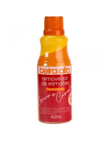 REMOVEDOR DE ESMALTES ZERO ACETONA CRAVO E CANELA BA 90ML