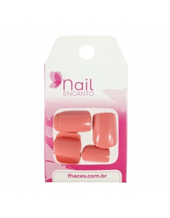 UNHAS NAIL ENCANTO COLORS SALMAO CT605 - 24UN