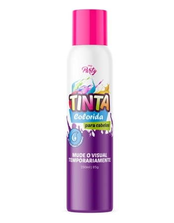 TINTA TEMPORÁRIA PARA CABELO PINK NEON AEROFLEX 150ML