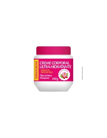 CREME CORPORAL ÓLEO ROSA MOSQUETA DERMACREAM 240G