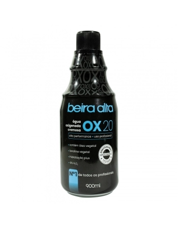 ÁGUA OXIGENADA CREMOSA BLACK 20 VOLUMES BEIRA ALTA 900ML