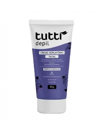 CREME DEPILATÓRIO FACIAL TUTTI DEPIL 40G