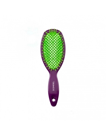 ESCOVA FAVO OVAL ROXO/VERDE DOMPEL 4031