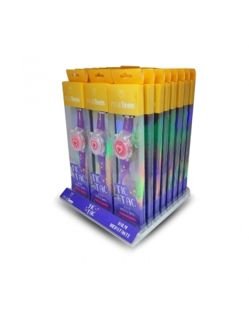 LIP BALM RELÓGIO TIC TAC TEEN MIA MAKE - DISPLAY C/ 24 UN