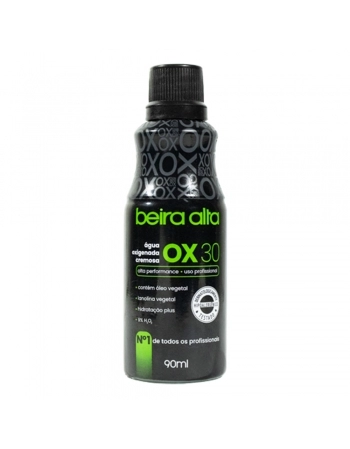 ÁGUA OXIGENADA CREMOSA BLACK 30 VOLUMES BEIRA ALTA 90ML