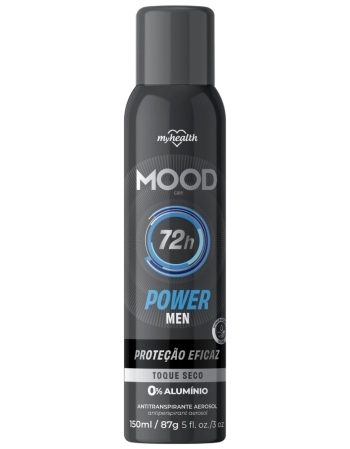 ANTITRANSPIRANTE AEROSSOL 72H POWER MEN MOOD AEROFLEX 150ML