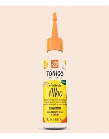 TÔNICO CAPILAR FORTALECEDOR ALHO NATUHAIR 30ML