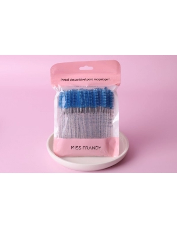 PINCEL DESCARTÁVEL ESCOVINHA PARA MAQUIAGEM MISS FRANDY PM23-0712 C/ 50 UN