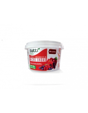 CERA CREMOSA MICRO-ONDAS FRUTAS VERMELHAS TUTTI DEPIL 120G