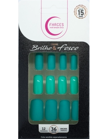 UNHAS FHACES BRILHO E FOSCO AZUL PISCINA U4030 - 36 UN