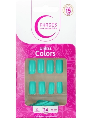 UNHAS FHACES COLORS AZUL PISCINA U3096 - 24UN