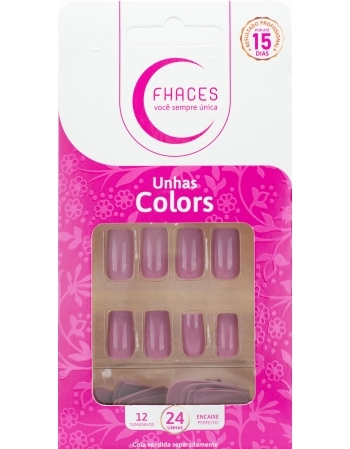 UNHAS FHACES COLORS ROSA FLASH U3052 - 24UN