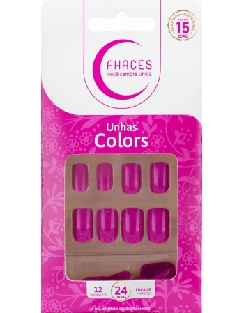 UNHAS FHACES COLORS ROSA FUCSIA U3090 - 24UN