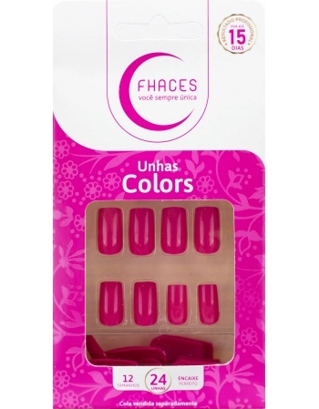 UNHAS FHACES COLORS ROSA PINK U3060 - 24UN