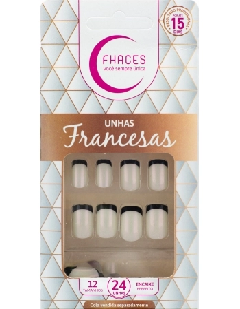 UNHAS FHACES FRANCESA PÉROLA PRETA U3015 - 28UN