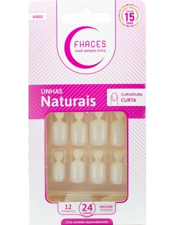 UNHAS FHACES NATURAL CURVATURA CURTA U3022 - 24UN