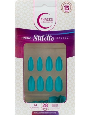 UNHAS FHACES STILETTO COLORS TIFFANY UE1305 - 28UN