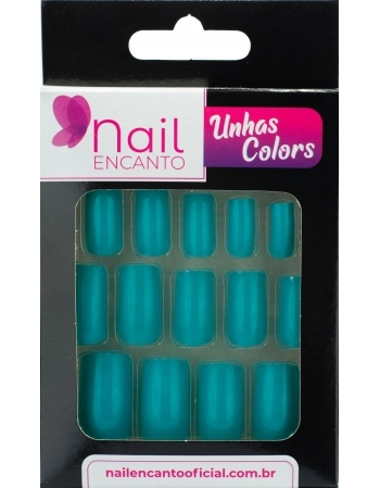 UNHAS NAIL ENCANTO COLORS LONGA TIFFANY NE524 - 24 UN